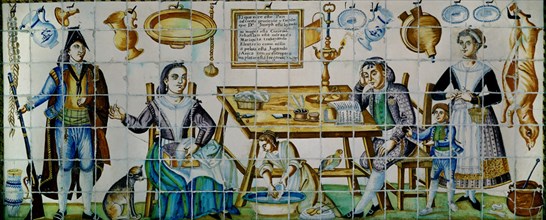 D JOSE LEYENDO - PANEL DE AZULEJO DEL SIGLO XVIII
VALENCIA, MUSEO CERAMICA GONZALEZ