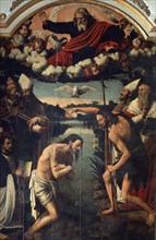 MASIP VICENTE 1475/1550
BAUTISMO DE JESUS - S XVI - RENACIMIENTO ESPAÑOL
VALENCIA,