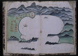 CARTA TOPOGRAFICA DEL PERU-RUTAS DEL PACIFICO
MADRID, MUSEO NAVAL
MADRID