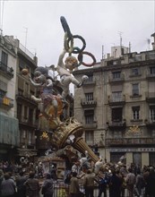 FALLA - LAS OLIMPIADAS
VALENCIA, FALLAS 1985
VALENCIA