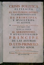 CABRERA J
CRISIS POLITICA DETERMINADA(1719)
MADRID, BIBLIOTECA NACIONAL PISOS
MADRID

This