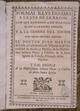 MARTIN LESSACA
FORMAS ILUSTRADAS A LA LUZ DE LA RAZON
MADRID, BIBLIOTECA NACIONAL