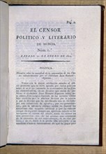 EL CENSOR POLITICO Y LITERARIO-1821
MADRID, BIBLIOTECA NACIONAL DIARIOS
MADRID

This image is