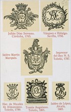 MARCAS DE IMPRESORES Y LIBREROS (S XVIII - XIX)
MADRID, BIBLIOTECA NACIONAL B ARTES
MADRID