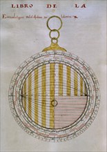 ALFONSO X EL SABIO 1221/84
MS HI1-FOL 141V-COPIA DEL LIBRO DEL SABER DE ASTRONOMIA-1276 EJEMPLAR