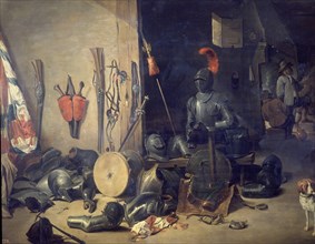 Teniers (Abraham), Guardroom