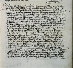 SALVOCONDUCTO PEREGRINO ABISINO A SANTIAG
BARCELONA, ARCHIVO CORONA ARAGON
BARCELONA