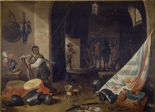 Teniers (Abraham), Guardroom
