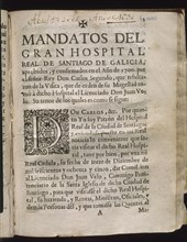 MANDATO DE CARLOS II
SANTIAGO DE COMPOSTELA, MUSEO PUEBLO GALLEGO
CORUÑA
