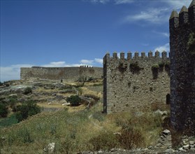 Fortifications, city of Trujillo in the province of Cáceres