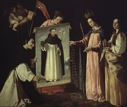 Zurbaran, Saint Dominic at the Convent of Soria