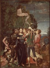 FLANDES JUAN DE 1465-1519
POLIPTICO ISABEL CATOLICA-BESO DE JUDAS - PRENDIMIENTO
MADRID, PALACIO