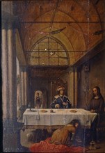 FLANDES JUAN DE 1465-1519
POLIPTICO ISABEL CATOLICA- APARICION A MARIA MAGDALENA-OLEO/TABLA