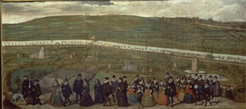 BAKER JANS VAN
VIAJE DE MARIA DE AUSTRIA-1604-CON LA CORTE DE FELIPE III-CONJUNTO
MADRID,