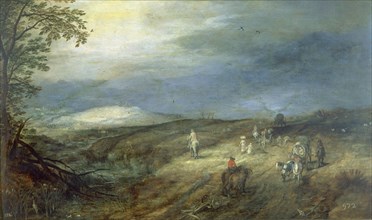 Jan Bruegel, dit de Velours1568/1625
CAMINO EN LOS BOSQUES - 0,46X0,75 - NºPRADO 1427
Madrid,