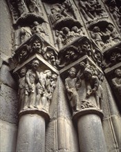 DETALLE DE LOS CAPITELES DE LA PORTADA PRINCIPA
TUDELA, CATEDRAL
NAVARRA

This image is not