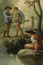 Goya, Le Pêcheur (détail)