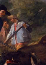 Goya, La Chasse au sanglier (détail)