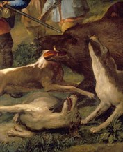 Goya, La Chasse au sanglier (détail)