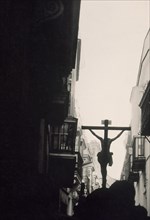 SEMANA SANTA-SILUETA DE CRUCIFIJO