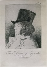 Goya, Capricho no. 1: Self-portrait