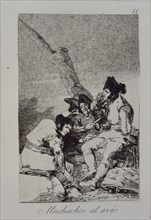 Goya, Capricho no. 11: Lads Making Ready