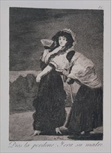Goya, Caprice 16: Que Dieu la pardonne! Et c'était sa mère
