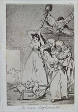 Goya, Caprice 20: Les voilà déplumés maintenant