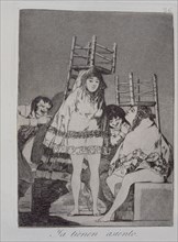 Goya, Caprice 26: Ils ont déjà une chaise