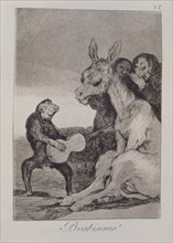 Goya, Capricho no. 38: Bravo!