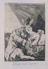Goya, Capricho no. 40: Of What Ill Will He Die?
