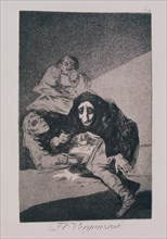 Goya, Capricho 54: The Shamefaced One