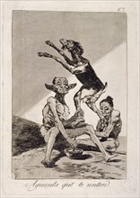 Goya, Capricho no. 67: Wait till You've Been Anointed