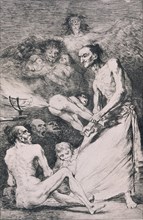 Goya, Capricho no. 69: Blow