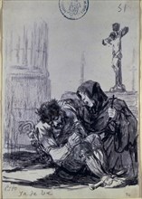 Goya, drawing (One can well see this one)
