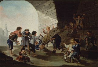 Goya, Children Playing at Bullfighting
