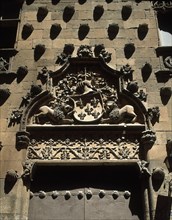 EXTERIOR-ESCUDO MALDONADO SOBRE LA PUERTA
SALAMANCA, CASA DE LAS CONCHAS
SALAMANCA