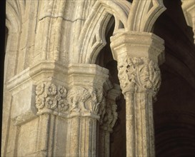 CLAUSTRO-DETALLE CAPITELES CON MOTIVOS FLORALES
CIUDAD RODRIGO, CATEDRAL
SALAMANCA