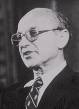 Portrait of Milton Friedman