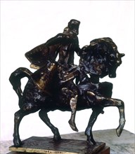 BLANCO VENANCIO
ESCULTURA-HOMBRE A CABALLO
MADRID, COLECCION PARTICULAR
MADRID

This image is