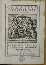 SALAZAR MENDOZA
CHRONICO DE EL CARDENAL D JUAN TAVERA-PORT
MADRID, BIBLIOTECA NACIONAL