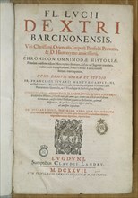 BIVARI MANTEAU
DEXTRI BARCINONENSIS-PORTADA
MADRID, BIBLIOTECA NACIONAL RAROS
MADRID
