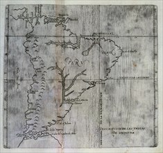 HERRERA Y TORDESILLAS ANTONIO 1549/1625
HISTORIA GENERAL DE LAS INDIAS-MAPA DE AMERICA
MADRID,