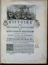 HISTORIA DE LOS CABALLEROS DE JERUSALEM O MALTA
MADRID, BIBLIOTECA NACIONAL PISOS
MADRID