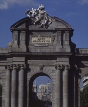 SABATINI FRANCESCO 1722/1797
PUERTA DE ALCALA-DETALLE
MADRID, PUERTA DE ALCALA
MADRID