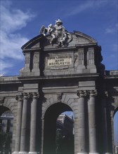 SABATINI FRANCESCO 1722/1797
PUERTA DE ALCALA-DETALLE
MADRID, PUERTA DE ALCALA
MADRID