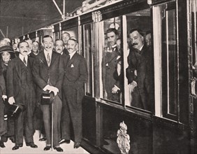 ALFONSO XIII INAUGURA EL METRO DE MADRID-1919- CON MIGUEL OTAMENDI
MADRID, METRO
MADRID