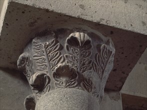 CAPITEL CON MOTIVO FLORAL
SAN CEBRIAN DE MAZOTE, IGLESIA
VALLADOLID