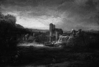 Harmenszoon Van Rijn Rembrandt, called Rembrandt (1606-1669)
PAISAJE
MADRID, COLECCION DUQUES DE