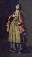 Zurbaran, Saint Barbara - patron saint of the artillery